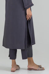 Stitched Grey Culotte