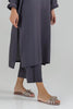 Stitched Grey Culotte