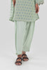 Stitched Green Printed Shalwar