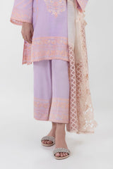 Stitched Purple Culotte