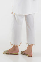 Stitched Off White Culotte