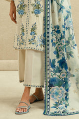 Stitched Beige Culotte
