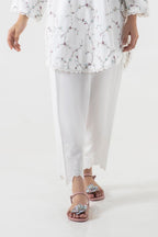 Stitched Off White Shalwar