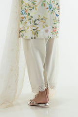 Stitched Lawn Skinny Shalwar