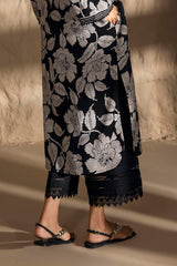 Stitched Black Culotte