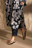 Stitched Black Culotte