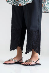 Stitched Black Culotte