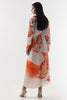Stitched Satin Dress