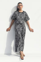 Stitched Black & White Co-ord + Culotte