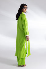Stitched Jacquard Shirt + Bottom