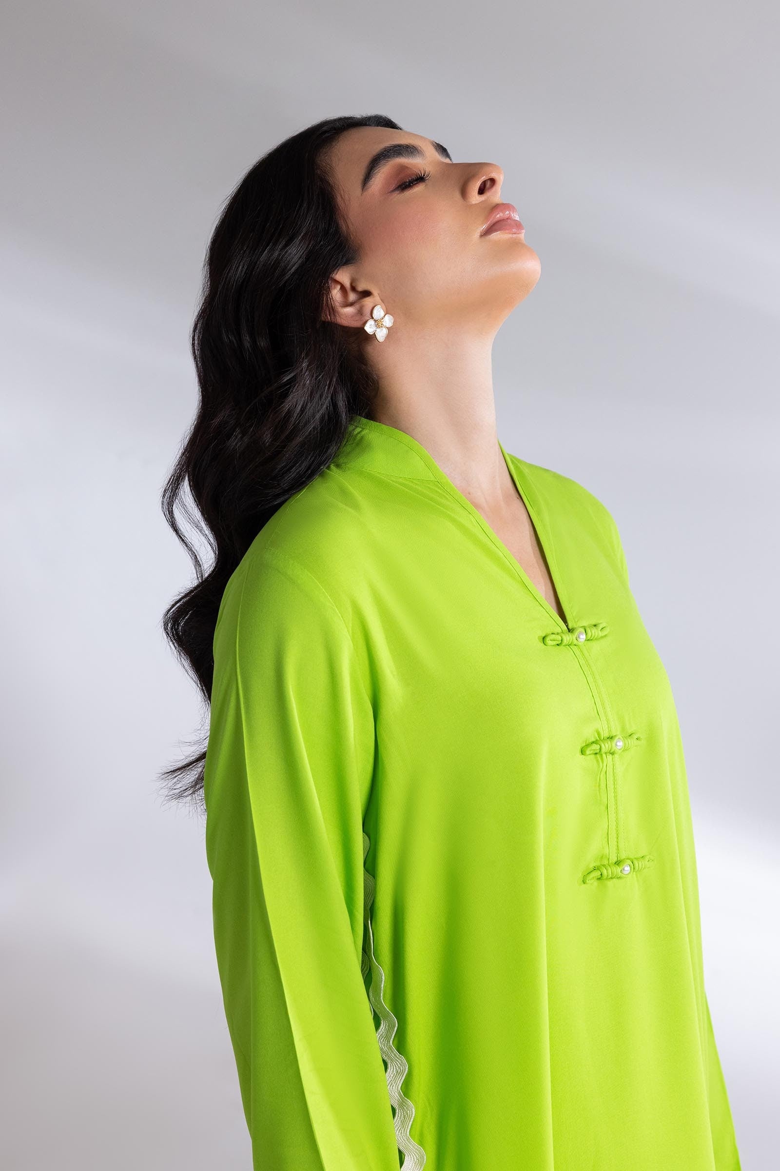 Stitched Jacquard Shirt + Bottom Secondary image