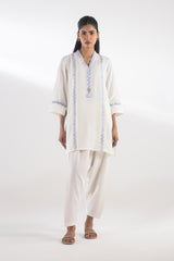 Stitched Cambric Shirt + Shalwar