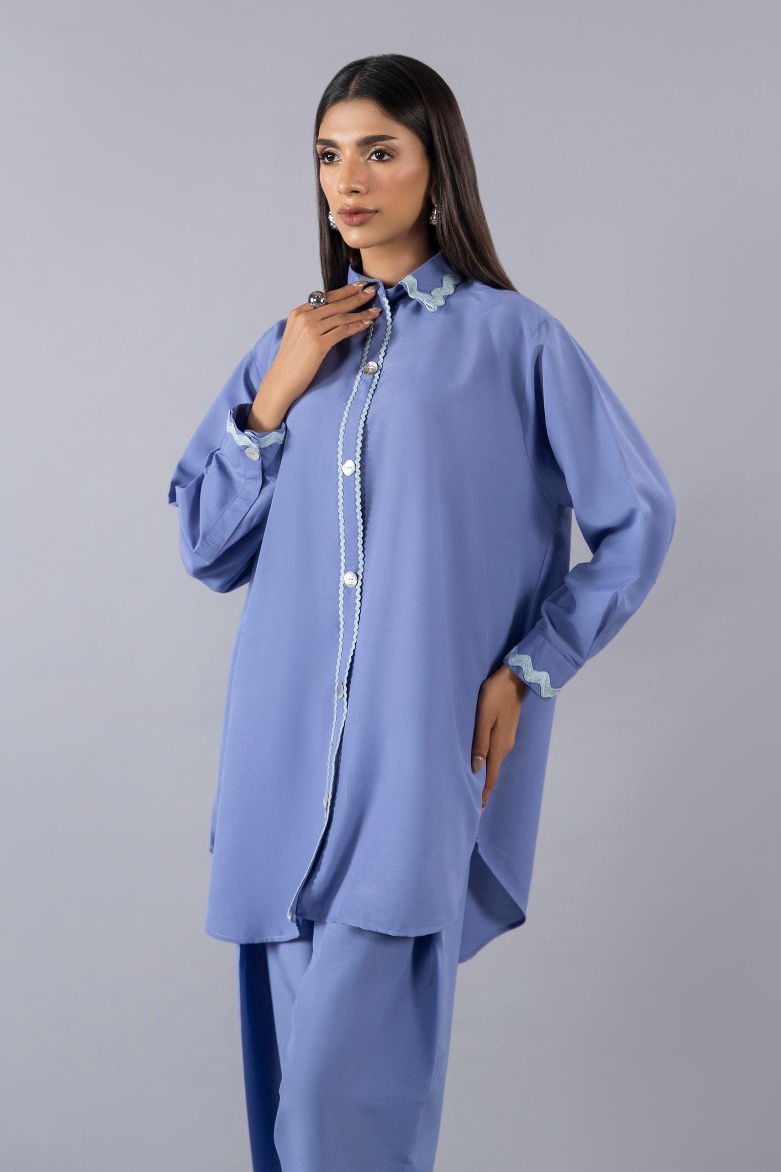 Stitched Cambric Shirt + Shalwar