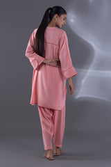 Stitched Shirt + Skinny Shalwar