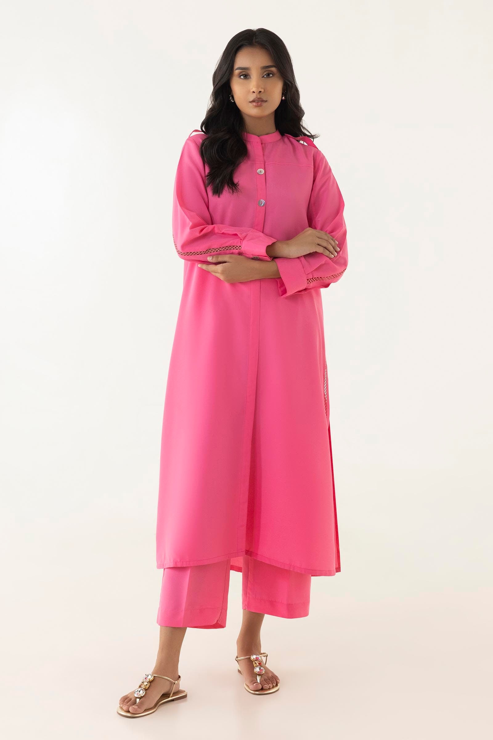 Stitched Cambric Shirt + Shalwar Main image