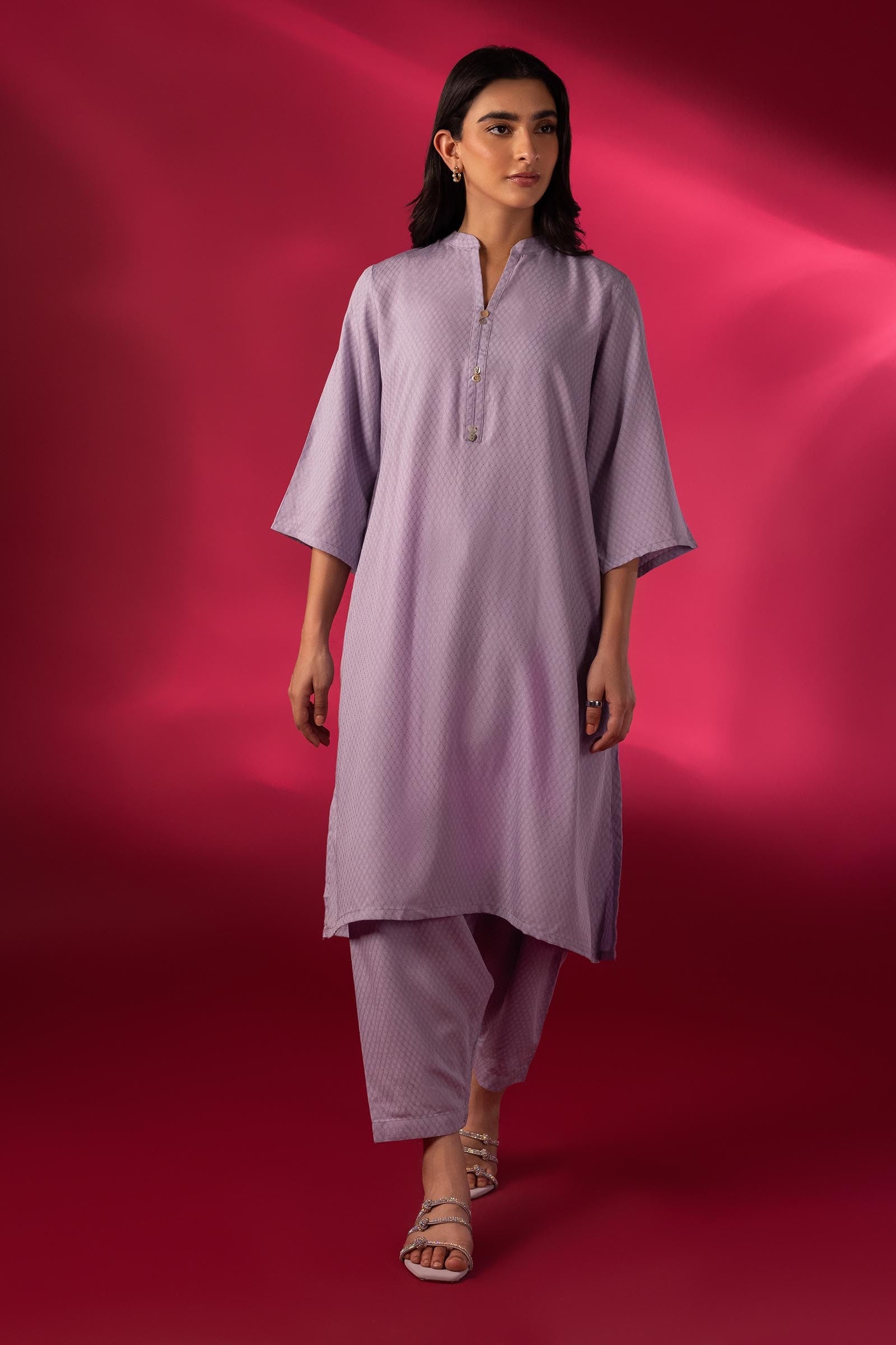Stitched Basic Shirt + Bottom Main image