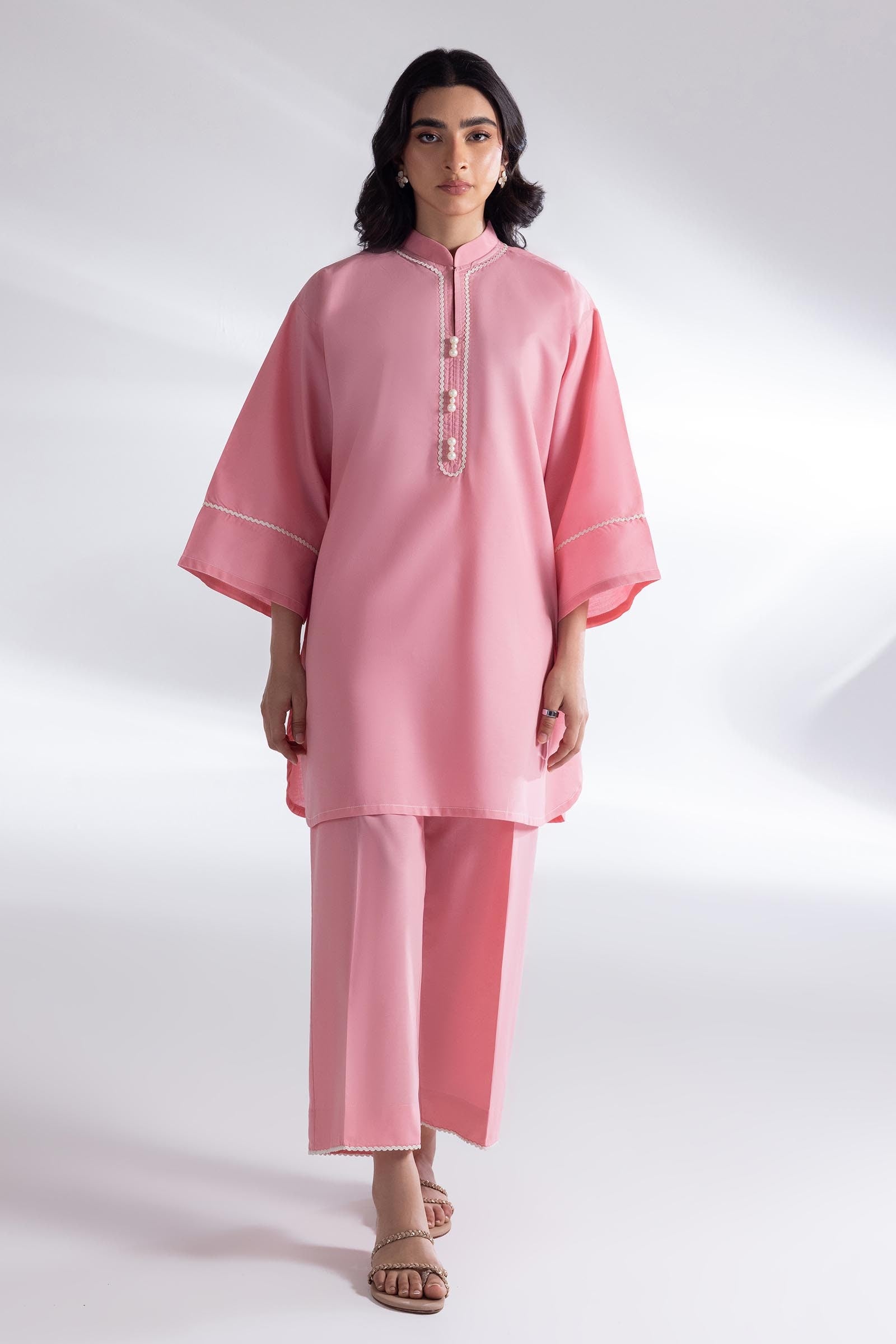 Stitched Basic Shirt + Bottom Main image