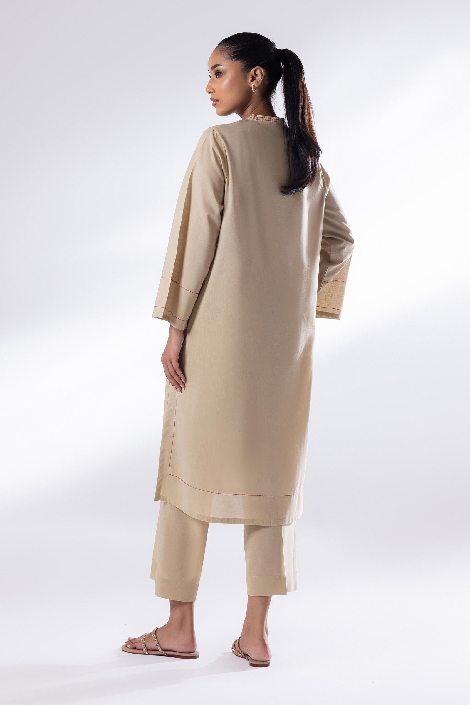 Stitched Basic Shirt + Bottom Secondary image