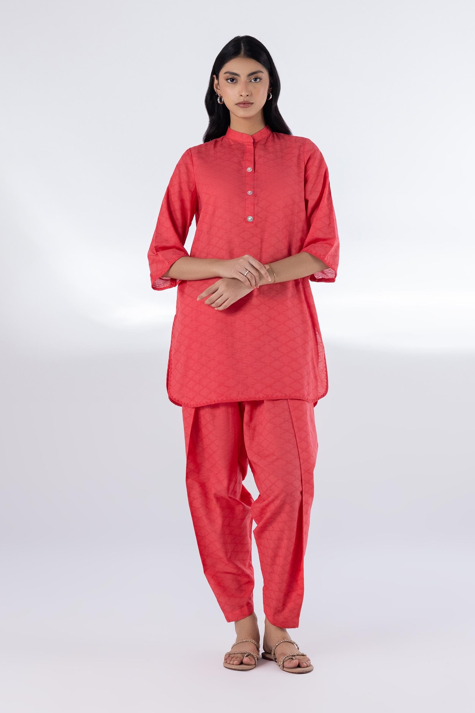 Stitched Basic Shirt + Bottom Main image