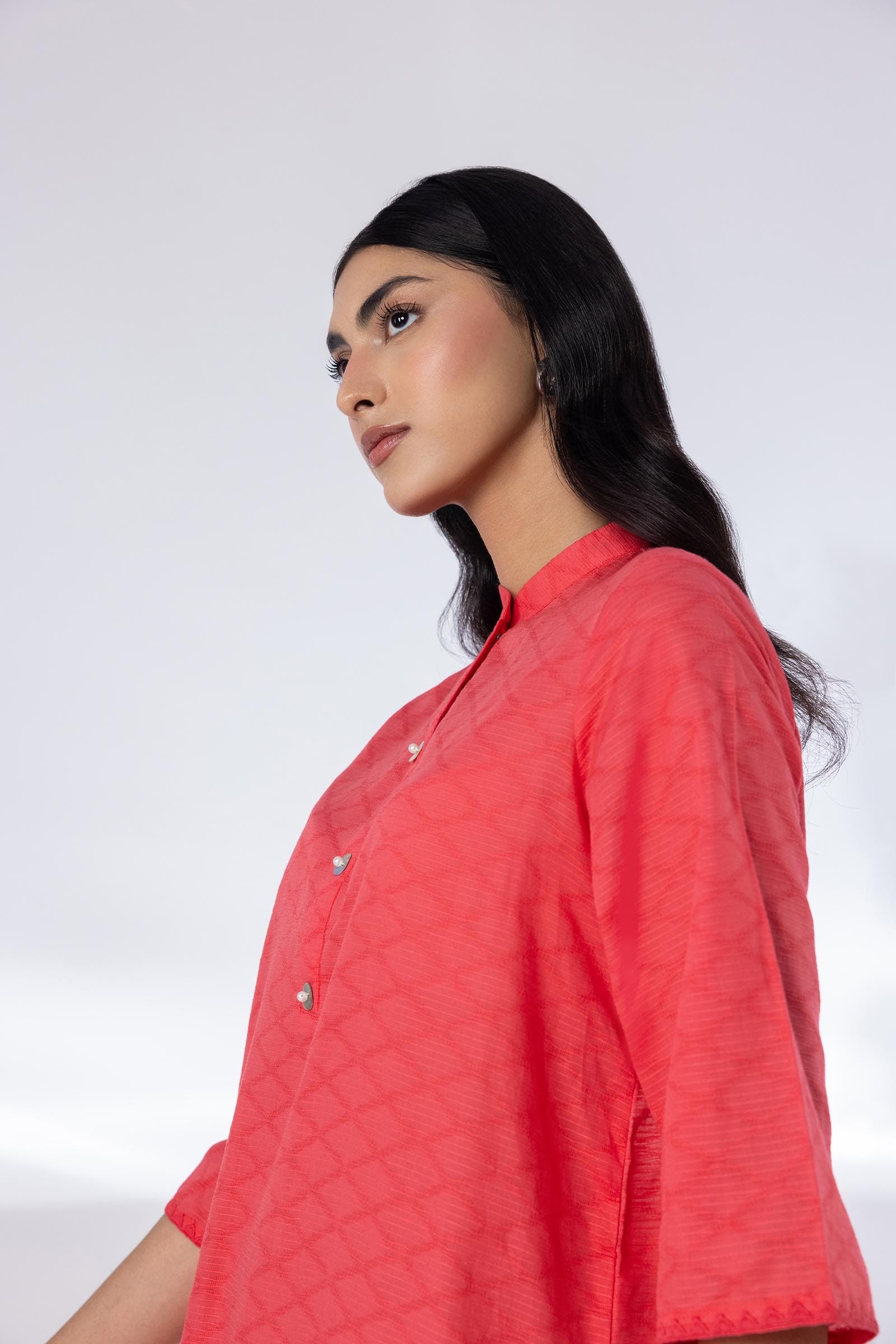 Stitched Basic Shirt + Bottom Secondary image