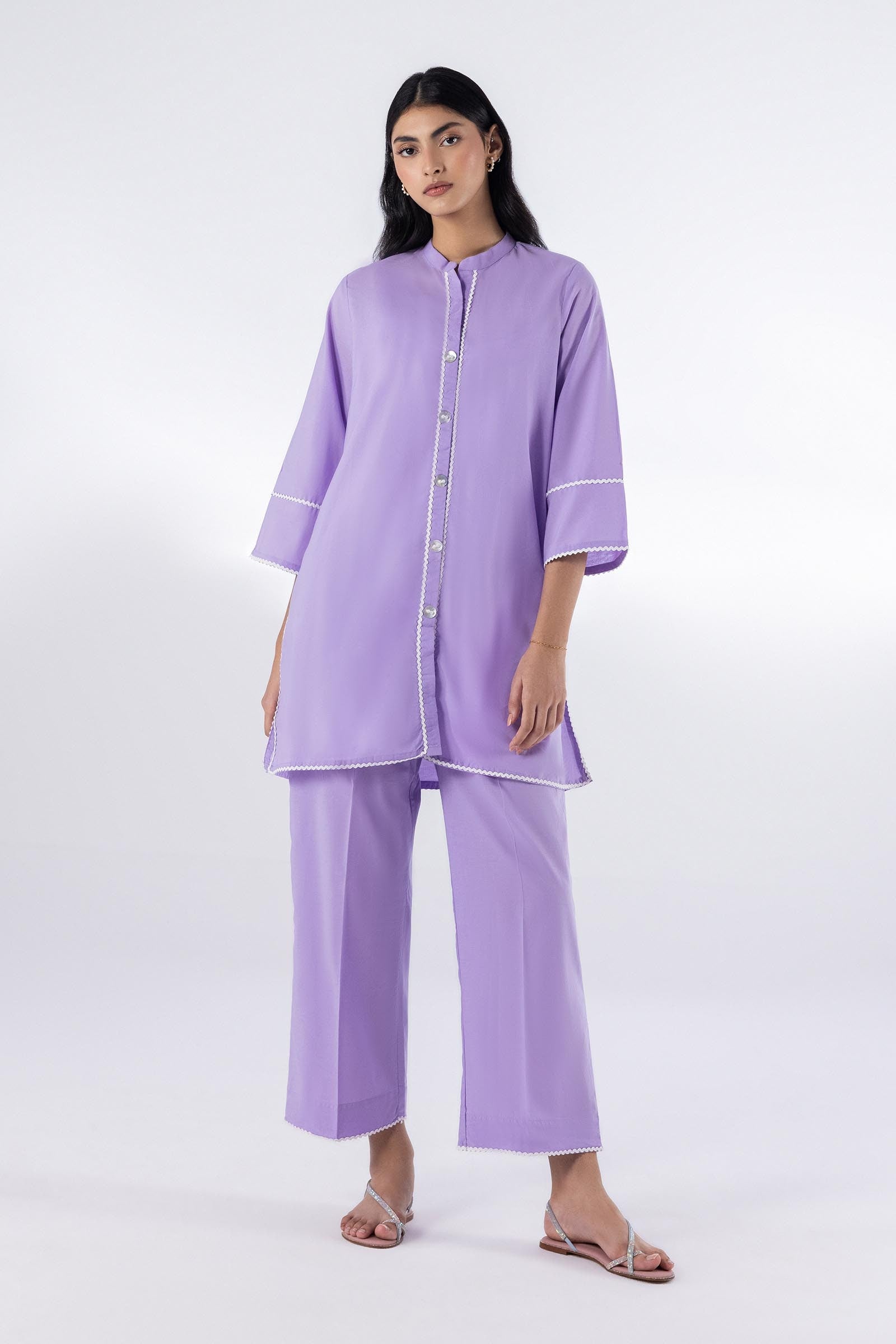 Stitched Basic Shirt + Bottom Main image