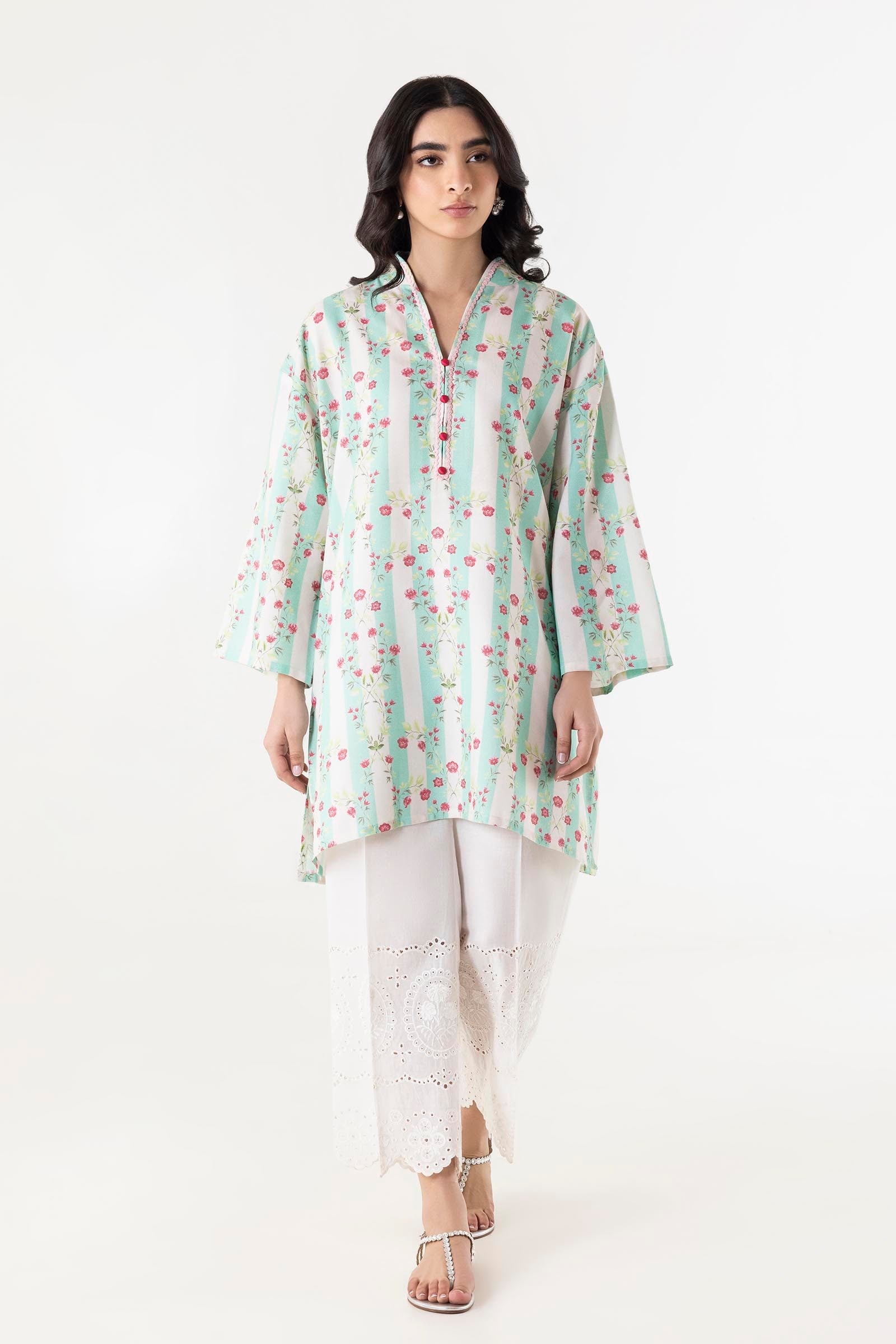 Stitched Linen Shirt Main image