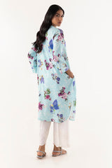 Stitched Linen Printed Shirt