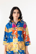 Stitched Multi Printed Shirt