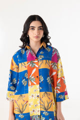 Stitched Multi Printed Shirt