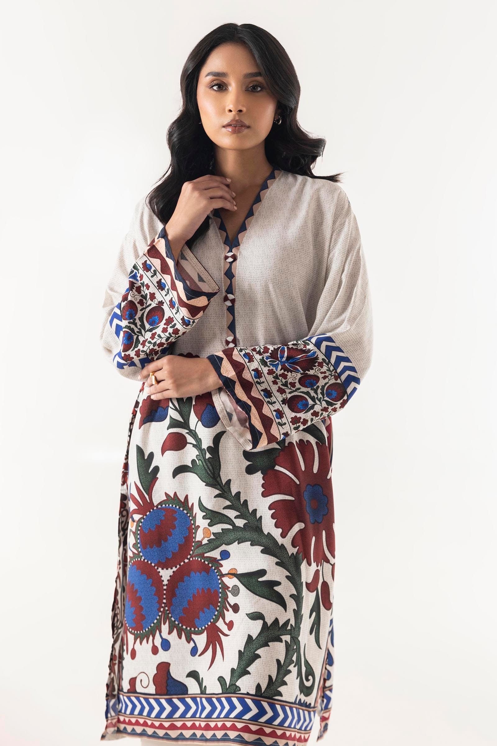 Stitched Multi Printed Shirt Secondary image
