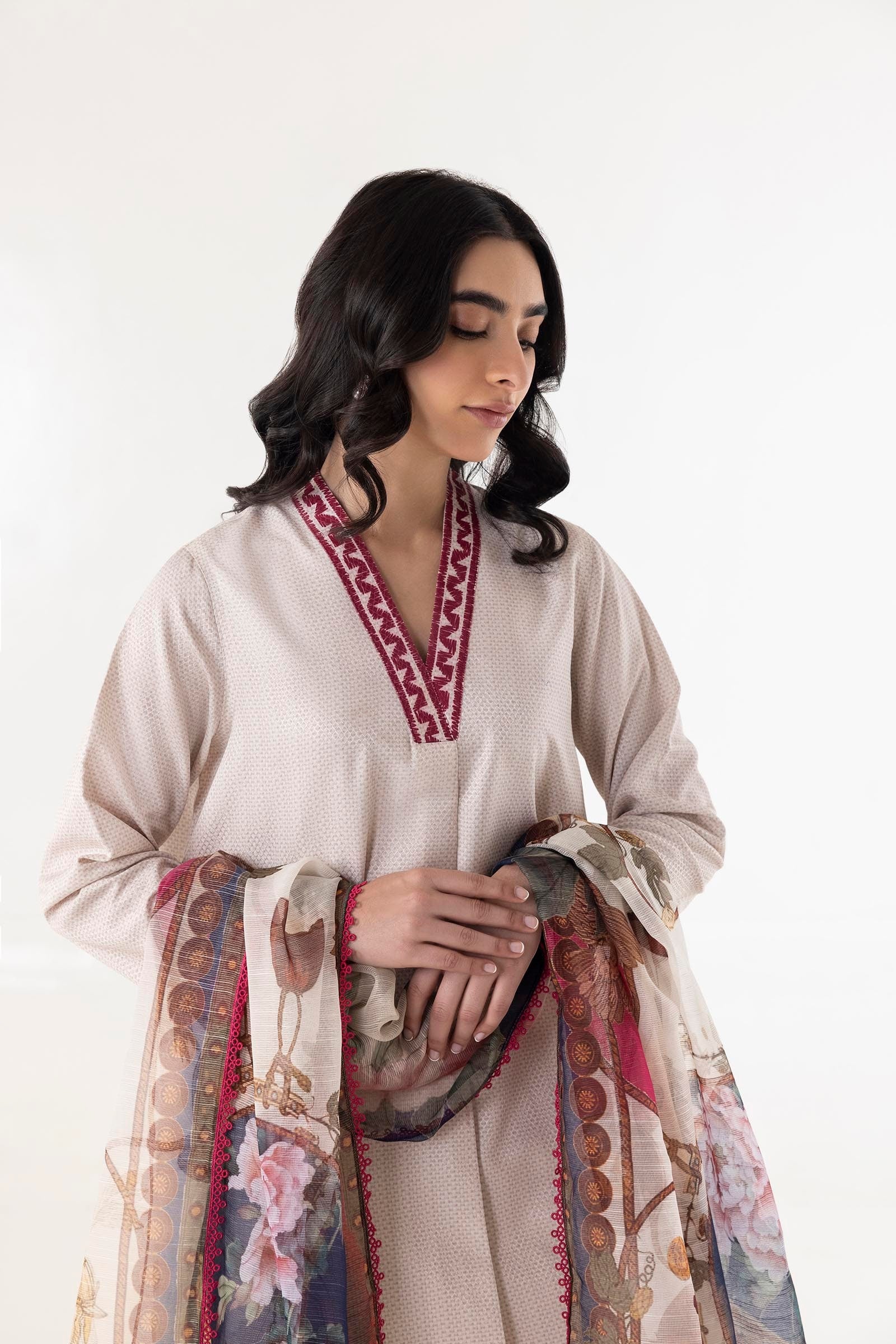 Stitched Blended Jacquard Shirt Secondary image