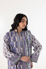 Stitched Multi Printed Shirt + Dupatta