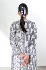 Stitched Multi Printed Shirt + Culotte
