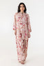 Stitched Printed Linen Shirt
