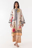 Stitched Blended Jacquard Printed Shirt + Culotte