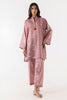 Stitched Blended Jacquard Printed Shirt + Culotte