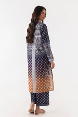 Stitched Blended Jacquard Printed Shirt + Culotte