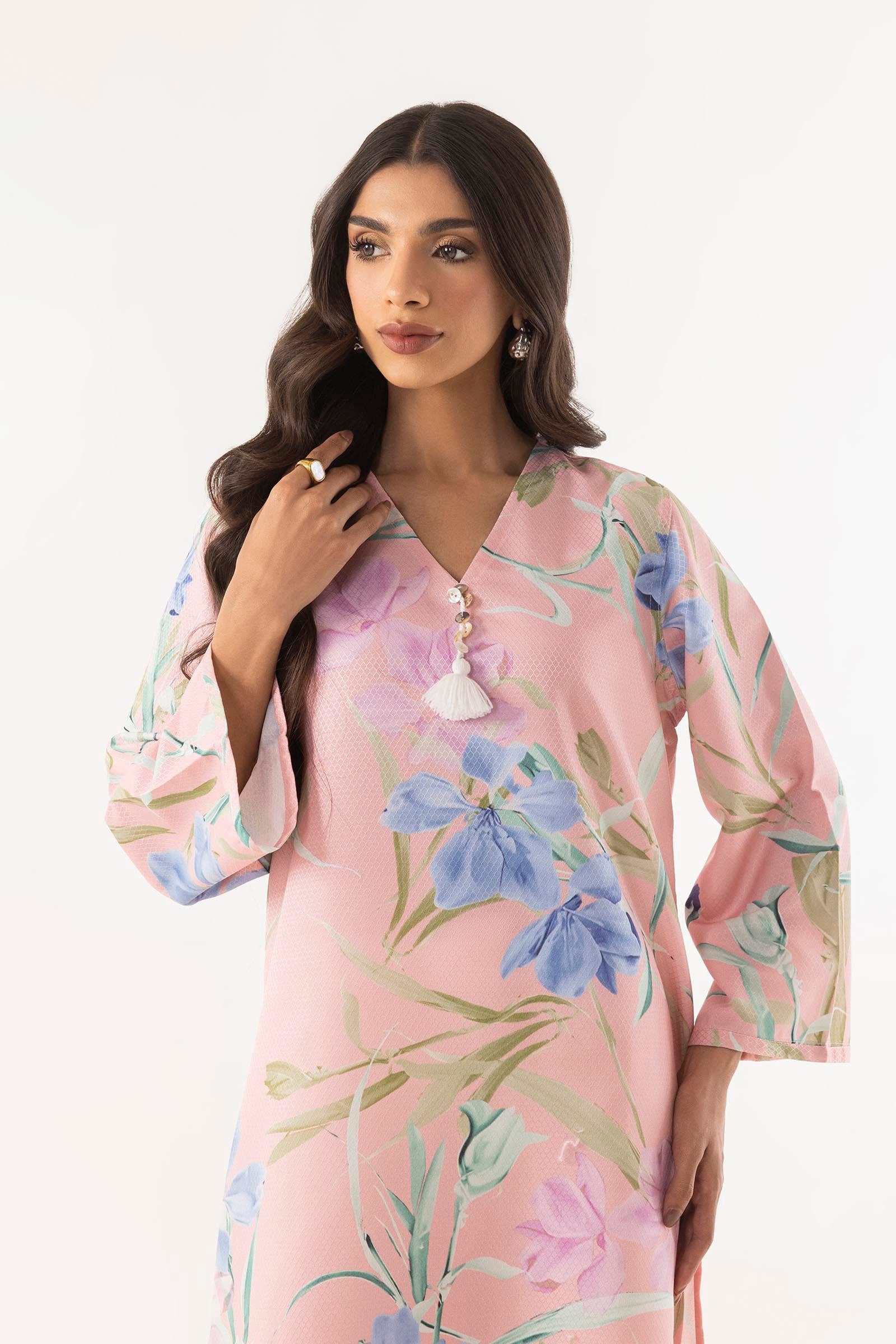 Stitched Jacquard Printed Shirt Secondary image