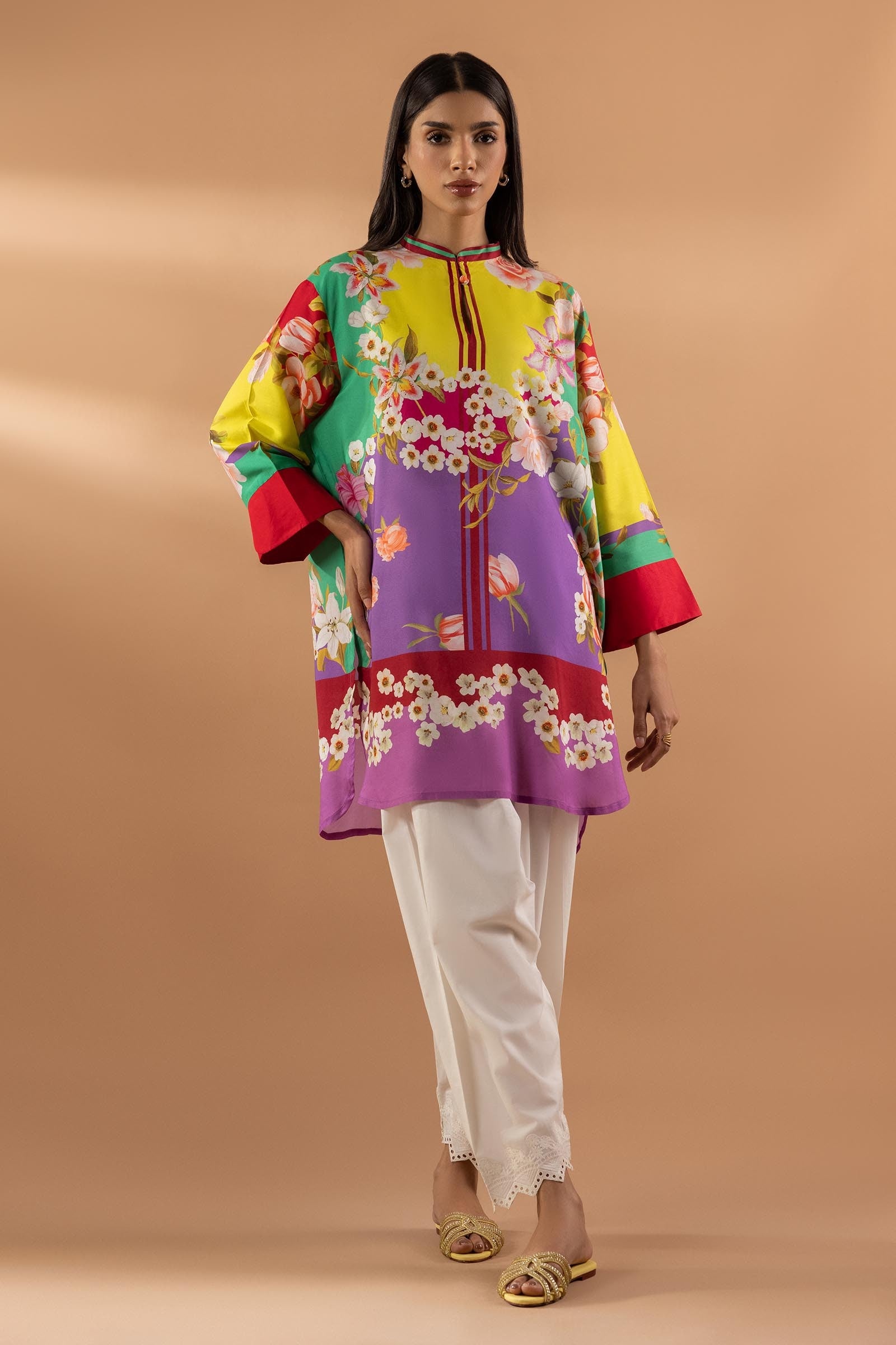 Stitched Linen Shirt Secondary image