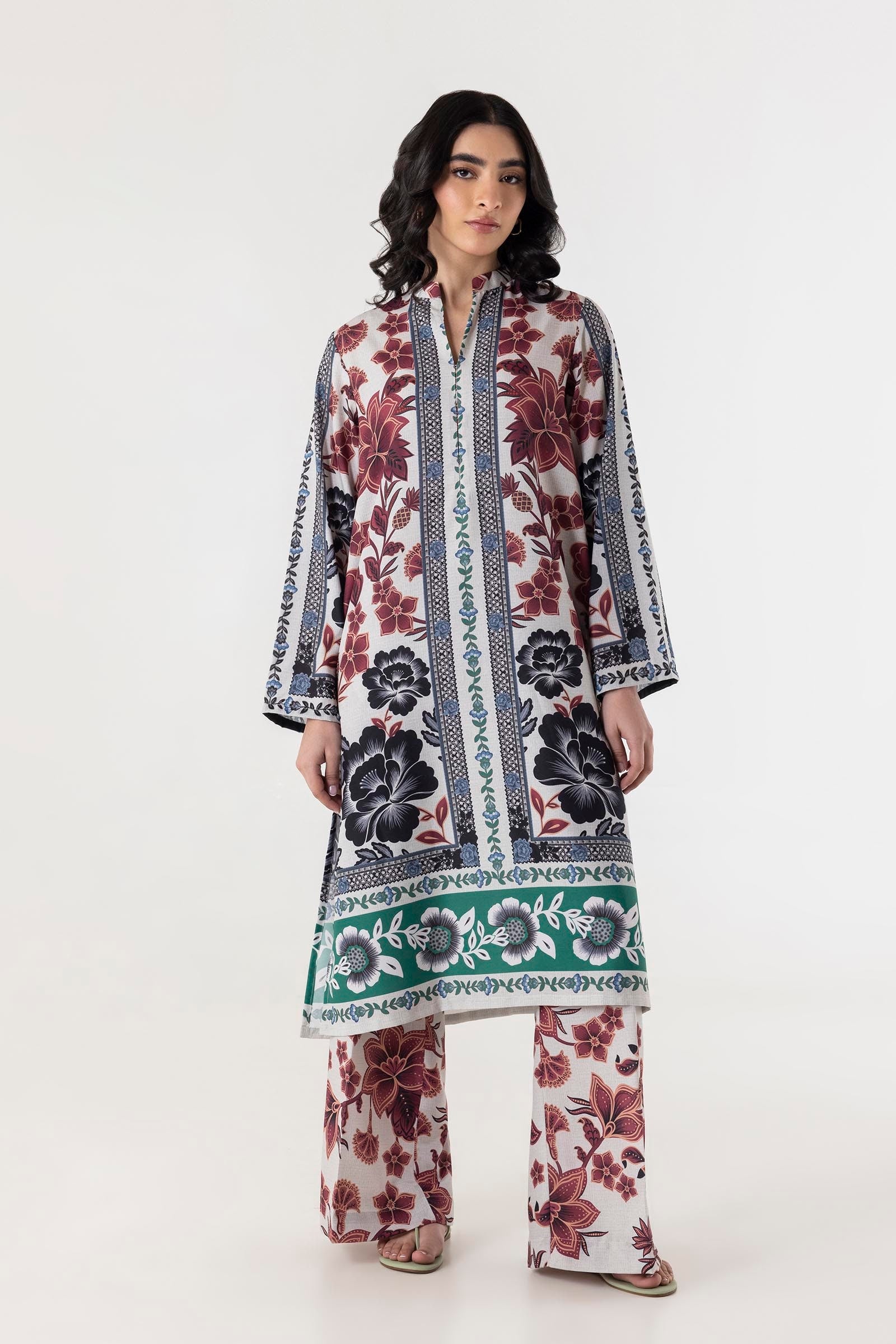 Stitched Cambric Shirt + Culotte Main image
