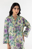 Stitched Floral Printed Lawn Shirt