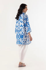 Stitched Blended Jacquard Printed Shirt