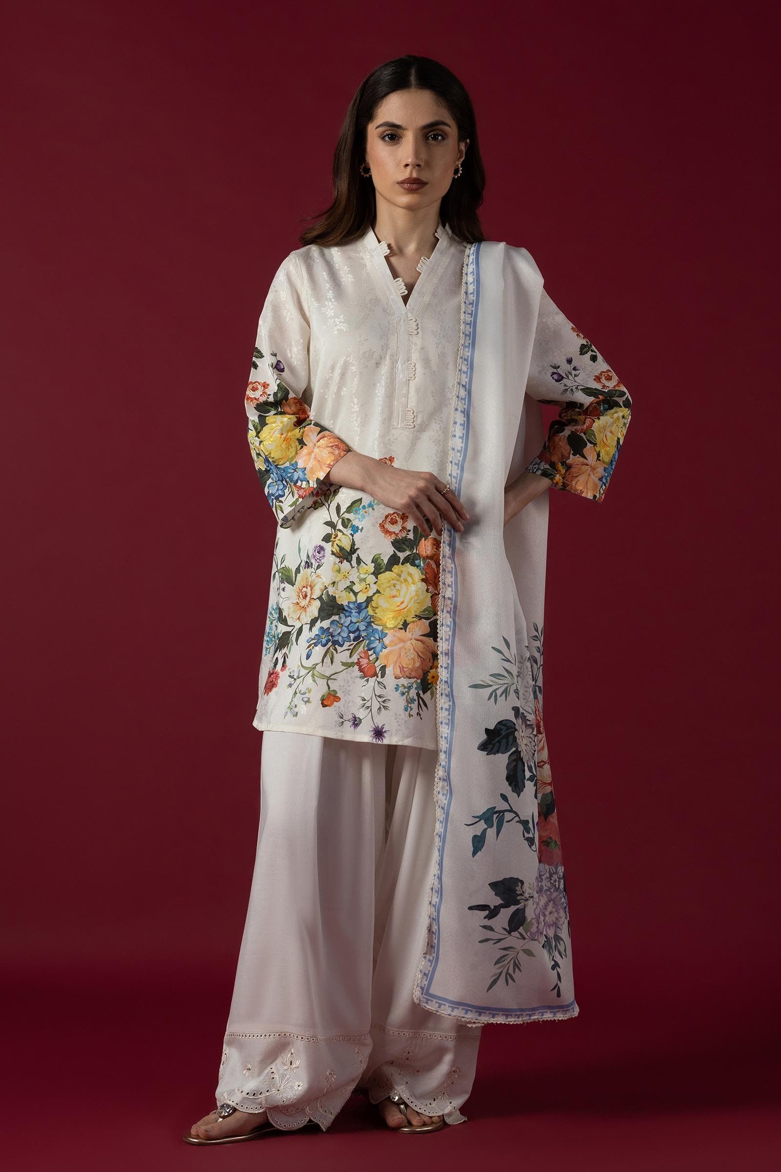 Stitched Viscose Shirt Main image