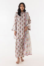 Stitched Beige Basic Shirt + Shalwar