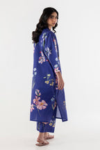 Stitched Printed Lawn Shirt + Culotte