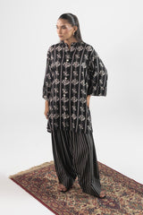 Stitched Linen Shirt + Shalwar