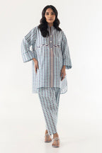 Stitched Printed Lawn Shirt + Bottom