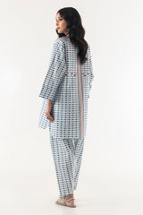 Stitched Printed Lawn Shirt + Bottom