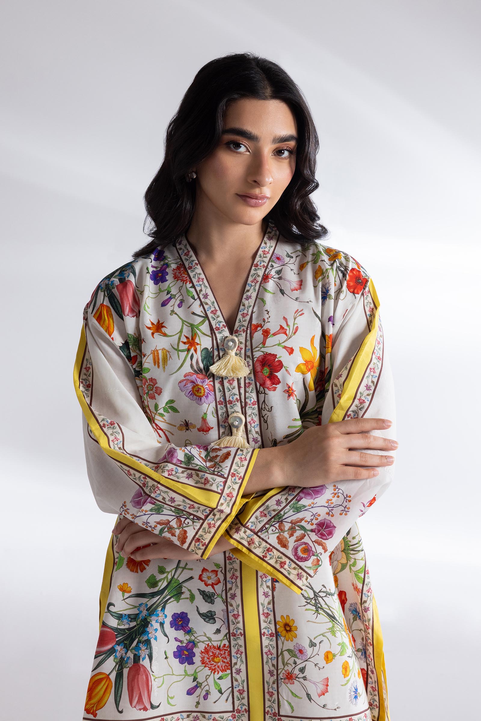 Stitched Viscose Shirt + Culotte Secondary image