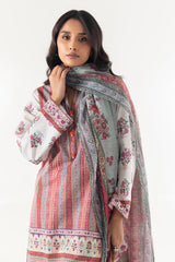 Stitched Printed Shirt + Dupatta